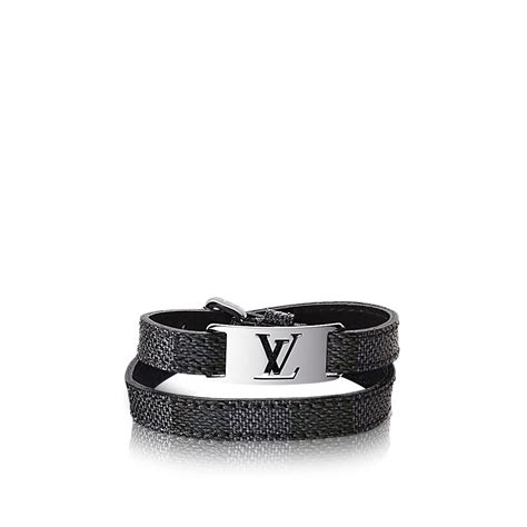 bracelet louis vuitton homme noir|Louis Vuitton male bracelet.